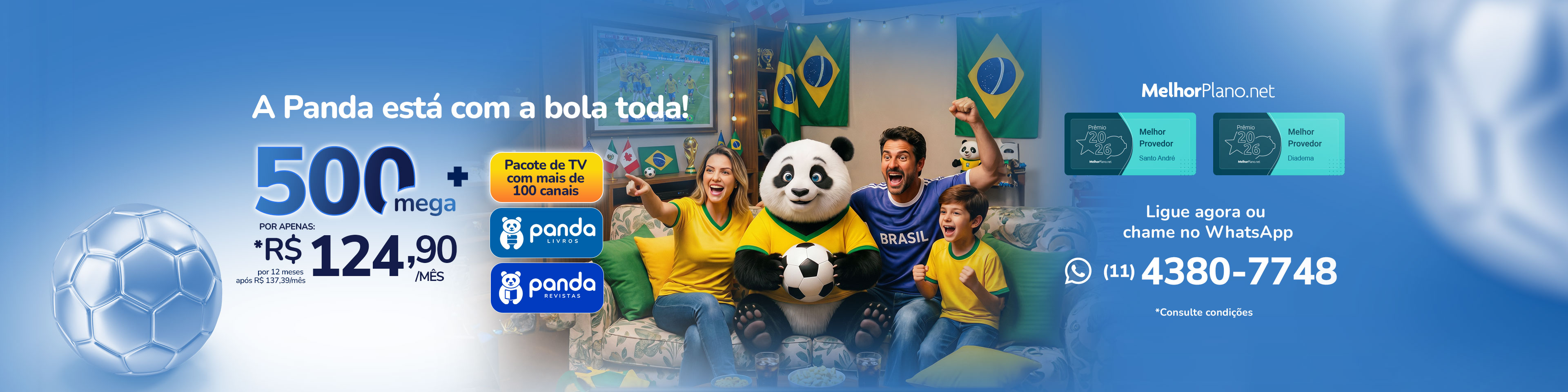 Banner promocional Panda Fibra